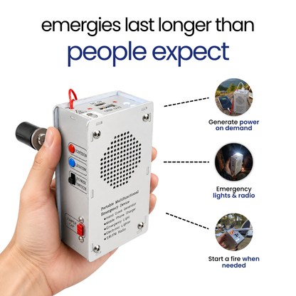 GridZero - Premium Hand Crank Generator