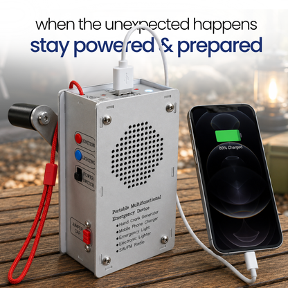 GridZero - Premium Hand Crank Generator