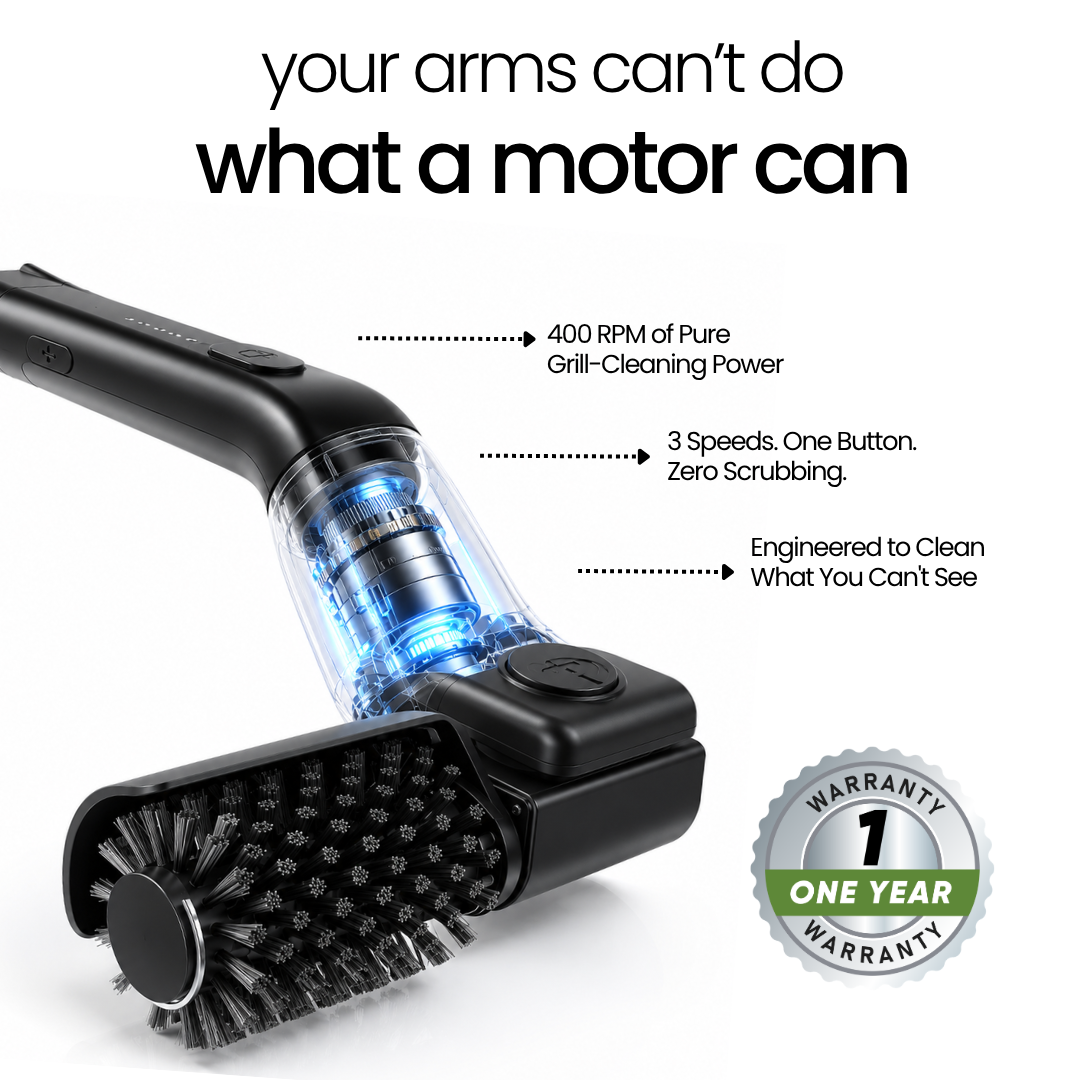 GrateMate™ Electric Grill Brush