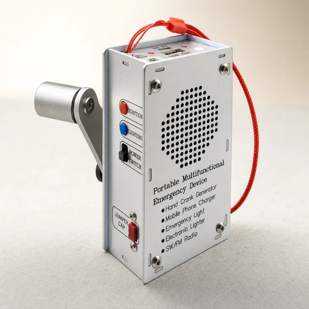 GridZero - Premium Hand Crank Generator